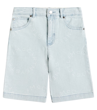 Shorts de denim con logo | Stella McCartney Kids