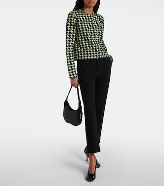 Cardigan en coton mélangé à carreaux | Burberry