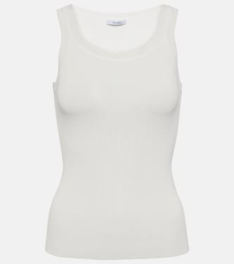 Tank top Zemira in crêpe a coste | Max Mara