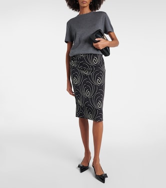 Jupe crayon à taille haute | Prada
