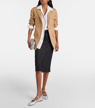 Circus metallic leather Mary Jane flats | Max Mara