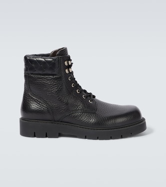 Botas con cordones Haddock de piel | Bottega Veneta