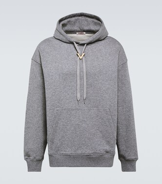 Felpa VGold in jersey di cotone con cappuccio | Valentino