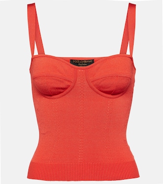 Bustier-Top aus Strick | Dolce&Gabbana