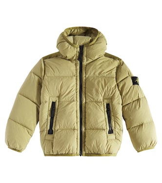 Compass down jacket | Stone Island Junior