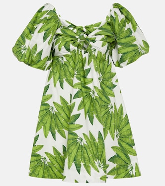 Palms Fan cotton minidress | Farm Rio