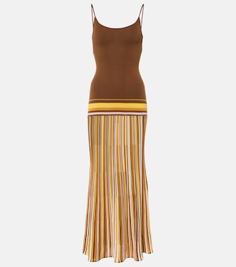 Citara striped cotton-blend maxi dress | Faithfull