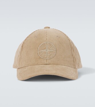 Compass cotton corduroy baseball cap | Stone Island