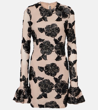 Floral mesh minidress | Rotate