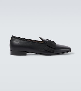 Bowow bow-detail leather loafers | Valentino Garavani