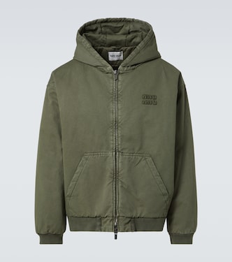 Kapuzenjacke aus Baumwoll-Gabardine | Miu Miu