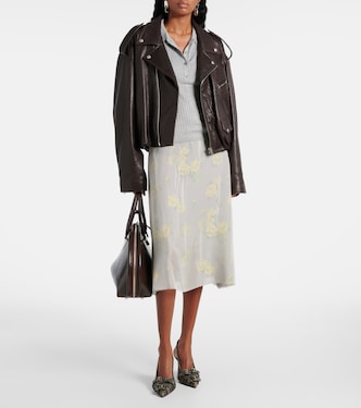 Gonna midi in mesh con stampa | Acne Studios