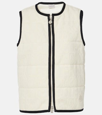 Padded cotton-bend vest | Moncler