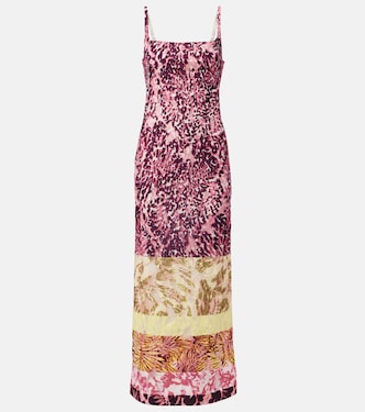 Printed patchwork maxi dress | Dries Van Noten