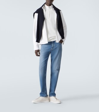 High-rise straight jeans | Zegna