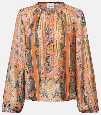 Top May imprimé en soie | Isabel Marant