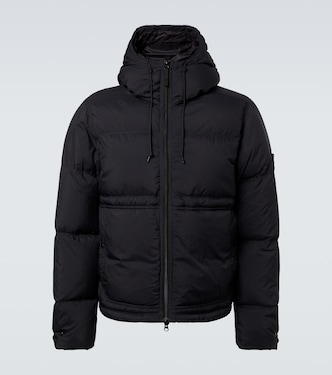 Compass hooded quilted down jacket | Stone Island