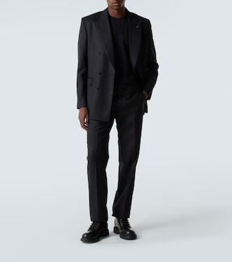 Pinstripe wool straight pants | Givenchy