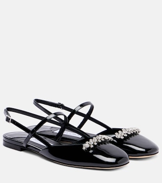 Belinda embellished patent leather flats | Jimmy Choo