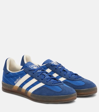 Gazelle Indoor suede-trimmed sneakers | Adidas