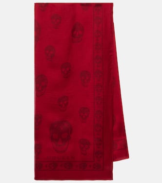 Printed silk scarf | McQueen