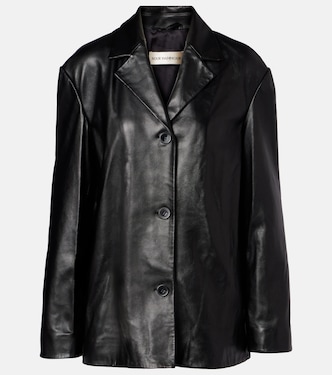 Opus leather blazer | Nour Hammour