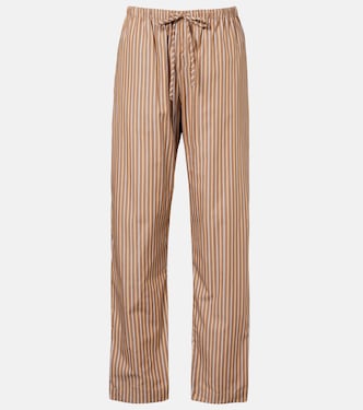 Yoshi cotton-blend twill wide-leg pants | Leset
