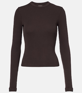 Pilar waffle-knit cropped cotton top | Citizens of Humanity