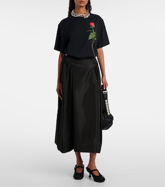 Printed cotton jersey T-shirt | Simone Rocha