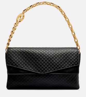 Interlocking G Large leather shoulder bag | Gucci
