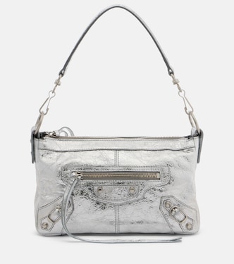 Le City metallic leather shoulder bag | Balenciaga