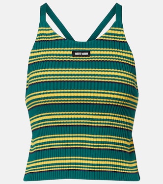 Top aus Rippstrick | Miu Miu