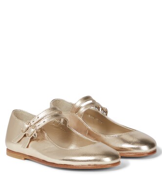 Deniz leather ballet flats | Bonpoint