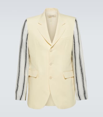 Blazer Malick aus Baumwolle und Leinen | Wales Bonner