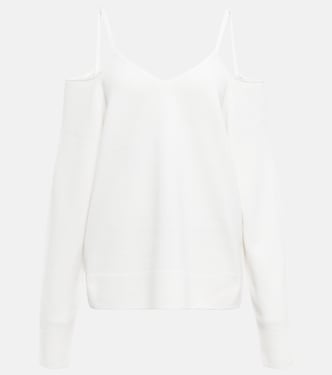 Off-shoulder wool sweater | Dries Van Noten