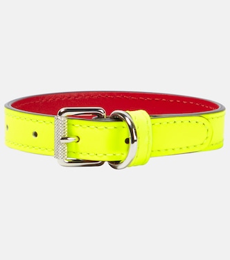 Collier pour chien Loubicollar XS en cuir | Christian Louboutin