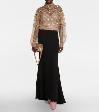 Salones Rockstud de charol con plataforma | Valentino Garavani