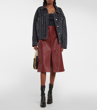 Bustier-Top aus Denim | Stella McCartney