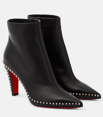 Botines Vidura de piel con tachuelas | Christian Louboutin