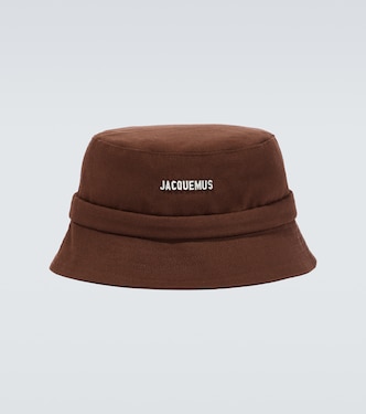 Cappello da pescatore in canvas di cotone con logo | Jacquemus