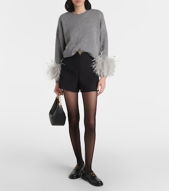 VGold Crêpe Couture短裤 | Valentino