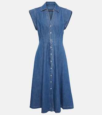 Ruben cotton chambray shirt dress | Veronica Beard