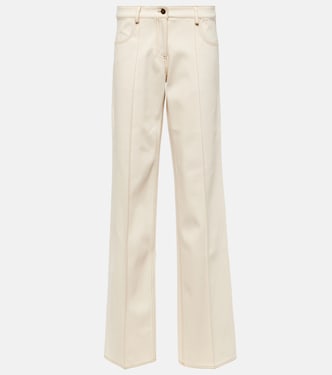 Tuxis low-rise cotton wide-leg pants | Aya Muse