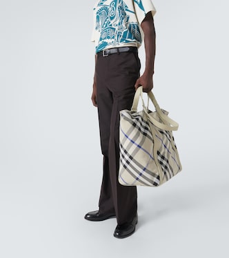 Cabas Burberry Check Large en jacquard | Burberry