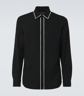 Hemd aus Woll-Gabardine | Gucci