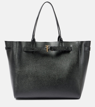 Tara Large grained leather tote bag | Tom Ford