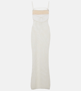 Amelia cotton-blend maxi dress | Bananhot