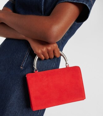 Borsa a spalla Arc Small in suede | Staud