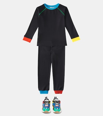 Jersey sweatshirt and sweatpants set | Stella McCartney Kids