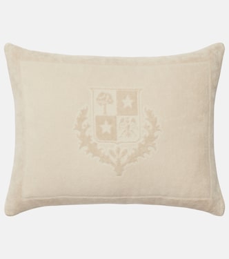 Crest Beach cotton pillow  | Loro Piana